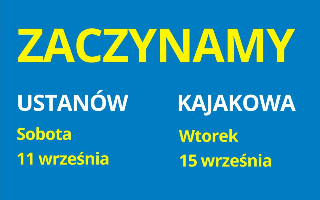 Początek zajęć!